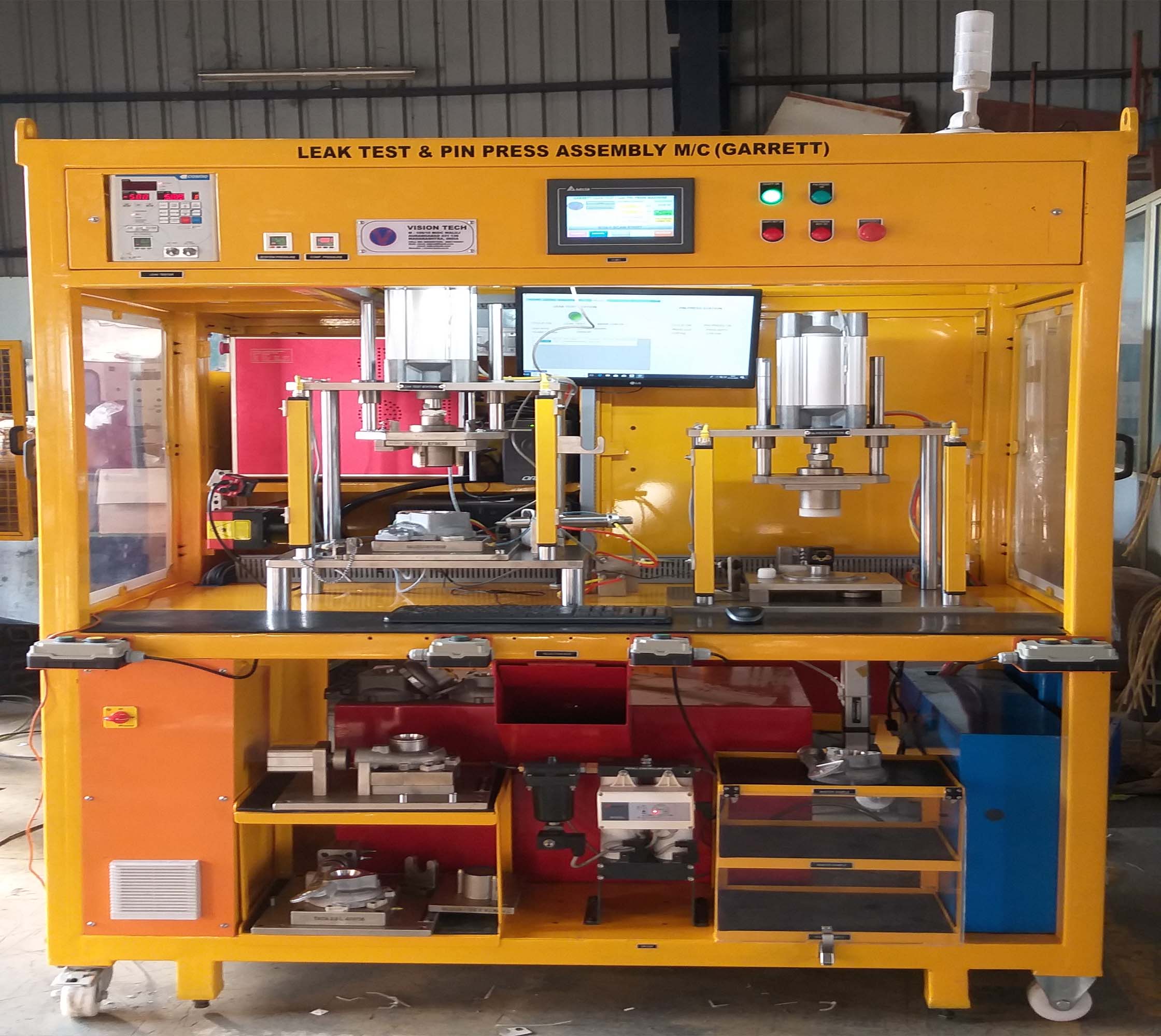 Garrett Assembly Machine Setup